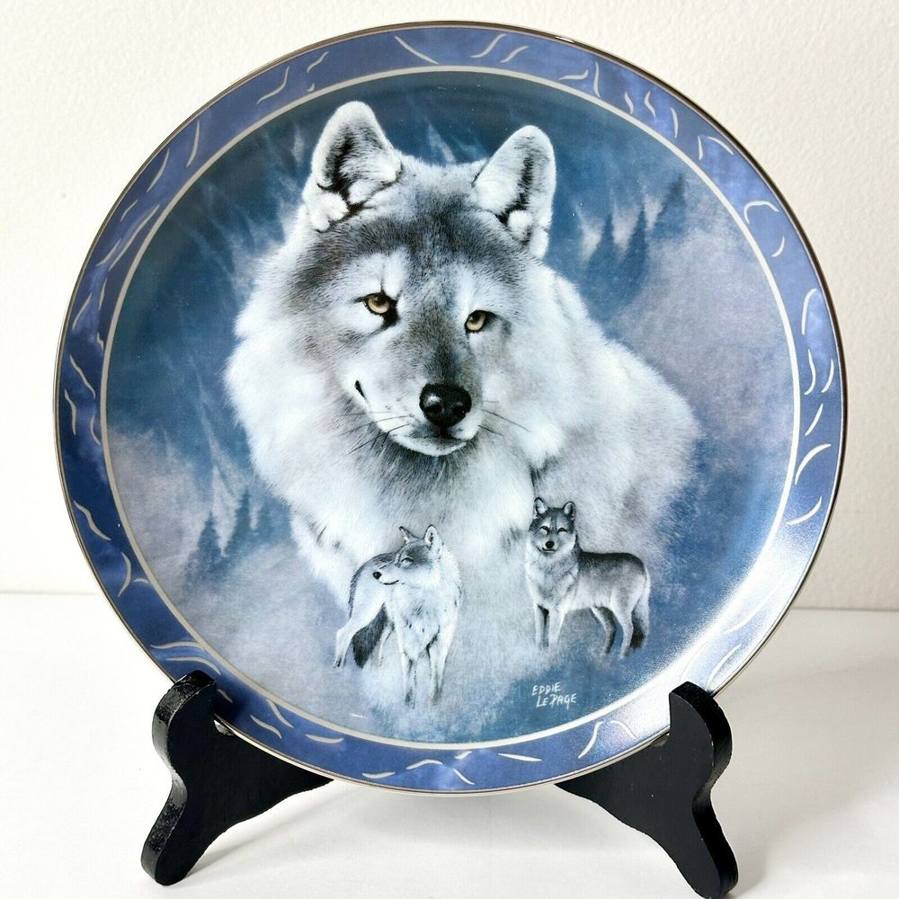 8” Silver Scout The Bradford Exchange Collector Plate Spirit Of The Wilderness